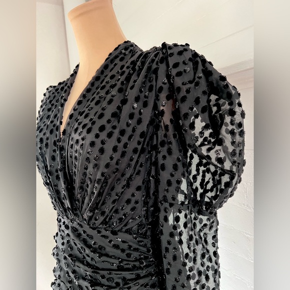 Bardot Black Mini Dress - Picture 9 of 14